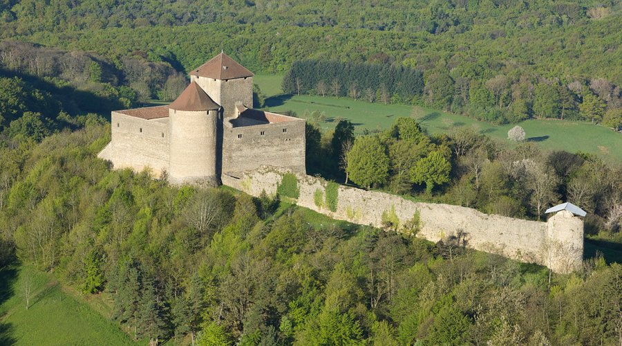 vue-du-chateau-depuis Ambérieu-en-Bugey